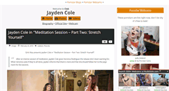 Desktop Screenshot of club-jaydencole.com