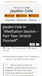 Mobile Screenshot of club-jaydencole.com